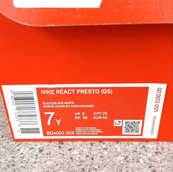 Nike React Presto Lightning Sneakers Shoes - Picture 12 of 14